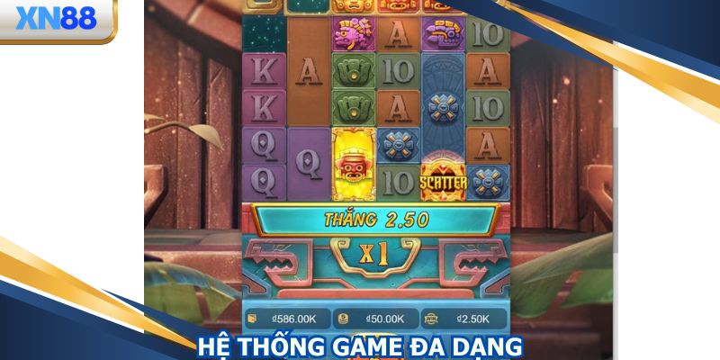 Giao diện trò chơi thiết kế rất thông minh